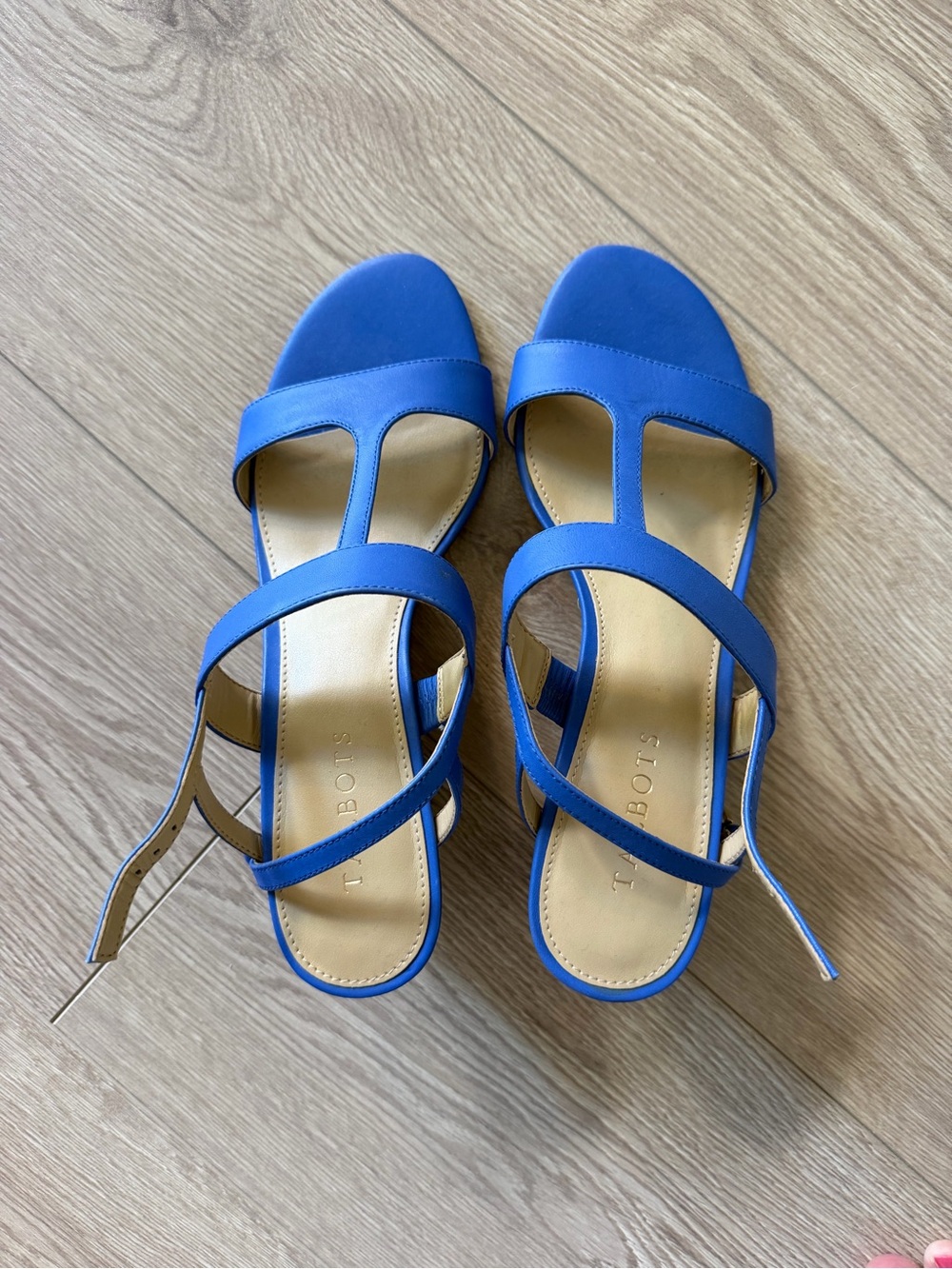 Talbots Blue Strappy Women's Sandals